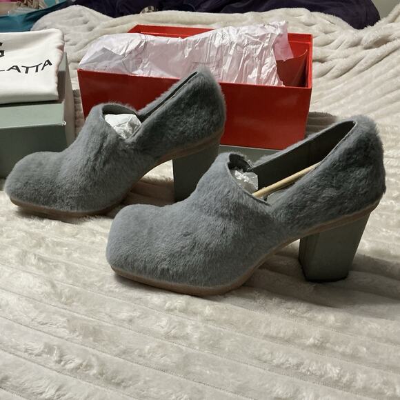 UGG ECKHAUS LATTA COURT NOT CLOG GREY SHEEPSKIN WOMEN'S SHOES SIZE US 11 NEWwBOX - Picture 1 of 16